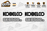 Kobelco SK650DLC-11 Demolition Excavator Decal Kit