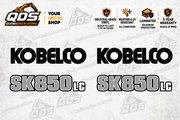 Kobelco SK850LC-11 aftermarket partial identification decal set