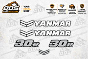 Yanmar C30R-3 Crawler Carrier Decal Kit