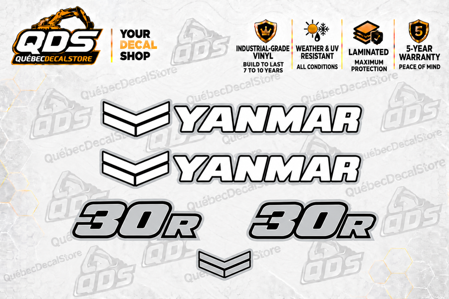 Yanmar C30R-3 Crawler Carrier Decal Kit
