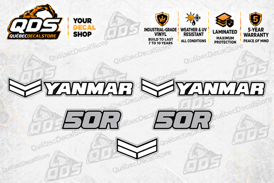 Yanmar C50R-5 Crawler Carrier Decal Kit