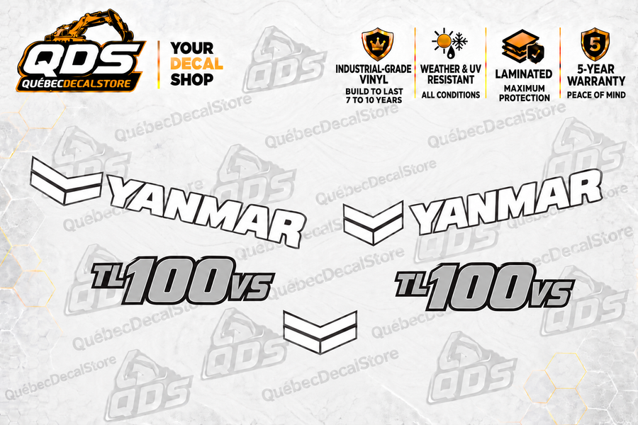 Yanmar TL100VS Compact Track Loader Decal Kit