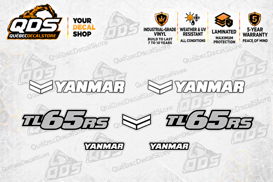 Yanmar TL65RS-1C Compact Track Loader Decal Kit