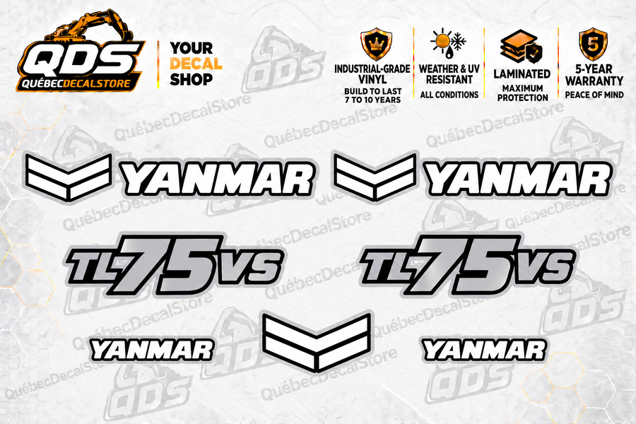 Yanmar TL75VS-1C Compact Track Loader Decal Kit
