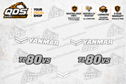 Yanmar TL80VS-1C Compact Track Loader Decal Kit