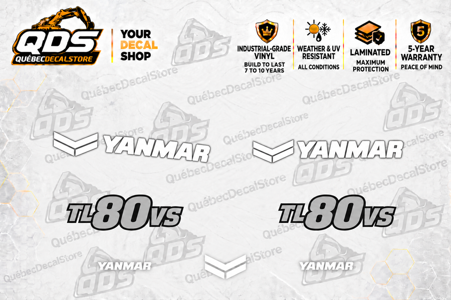 Yanmar TL80VS-1C Compact Track Loader Decal Kit
