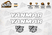 Kit de décalques Yanmar V4-7 pour chargeuse sur roues