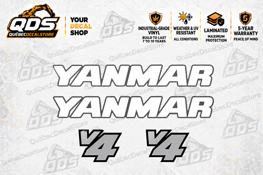 Yanmar V4-7 Wheel Loader Decal Kit