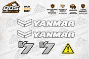 Yanmar V7 Wheel Loader Decal Kit