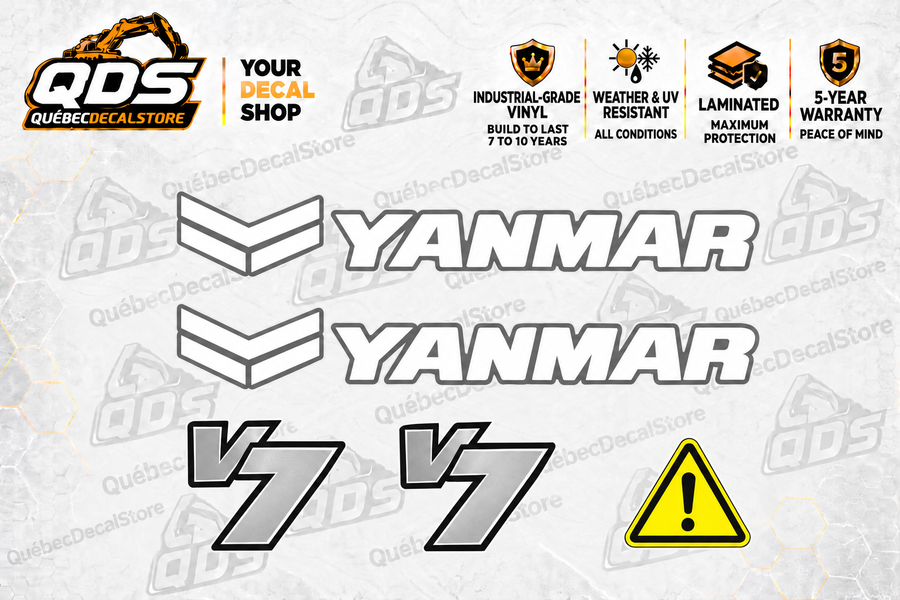 Yanmar V7 Wheel Loader Decal Kit