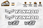 Yanmar V8 Wheel Loader Decal Kit