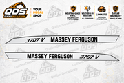 Massey Ferguson 3707 V Hood Decal Kit