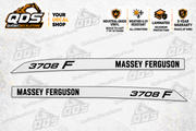 Massey Ferguson 3708 F Hood Decal Kit
