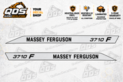 Massey Ferguson 3710 F Hood Decal Kit