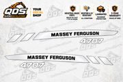 Massey Ferguson 4707 Hood Decal Kit