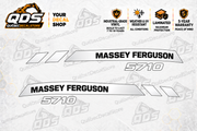 Massey Ferguson 5710 Hood Decal Kit