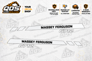 Massey Ferguson 6712 Hood Decal Kit