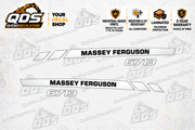 Massey Ferguson 6713 Hood Decal Kit