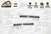 Massey Ferguson 7715 Hood Decal Kit