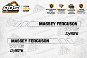Massey Ferguson 7716 Hood Decal Kit