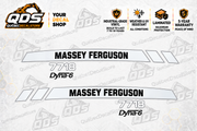 Massey Ferguson 7718 Hood Decal Kit