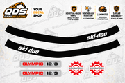 Ski-Doo Olympique 12/3 1969 Snowmobile Decal Kit | Aftermarket