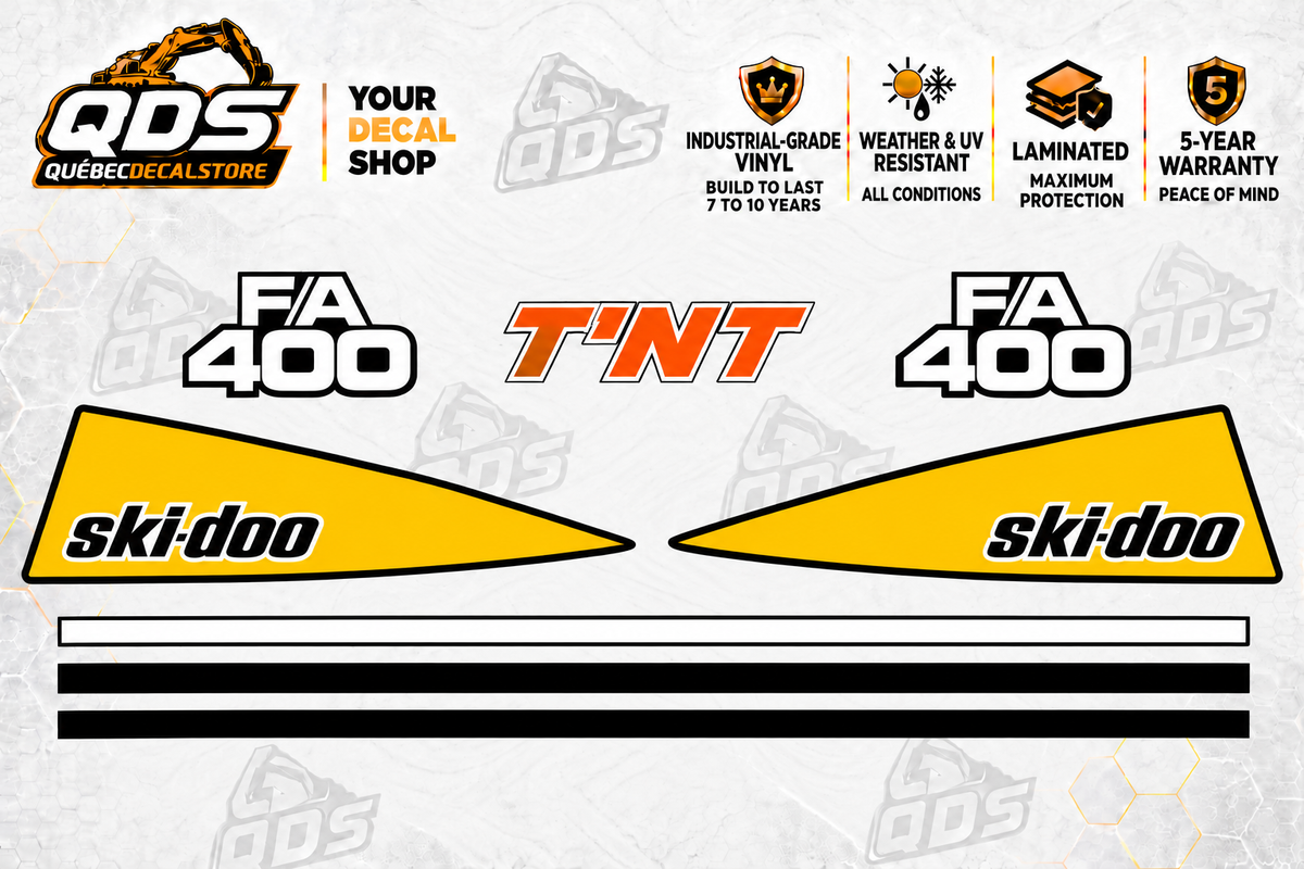 Ski-Doo T’NT F/A 400 1974 Snowmobile Decal Kit | Aftermarket