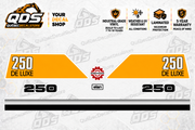 Ski-Doo Élan 250 Deluxe 1974 Snowmobile Decal Kit | Aftermarket