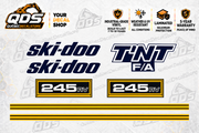 Ski-Doo T’NT F/A 245 RV 1975 Snowmobile Decal Kit | Aftermarket