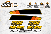 Ski-Doo Blizzard 5500 1979 Snowmobile Decal Kit | Aftermarket