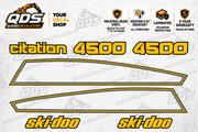 Ski-Doo Citation 4500 1980 Snowmobile Decal Kit | Aftermarket