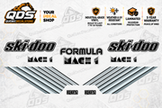 Ski-Doo Formula Mach 1 1989 Snowmobile Decal Kit | Aftermarket