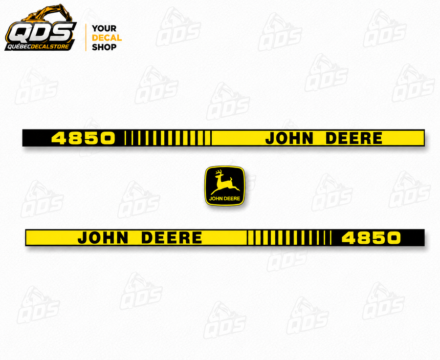 John Deere 4850 tractorstickerset – Inclusief veiligheidsstickers