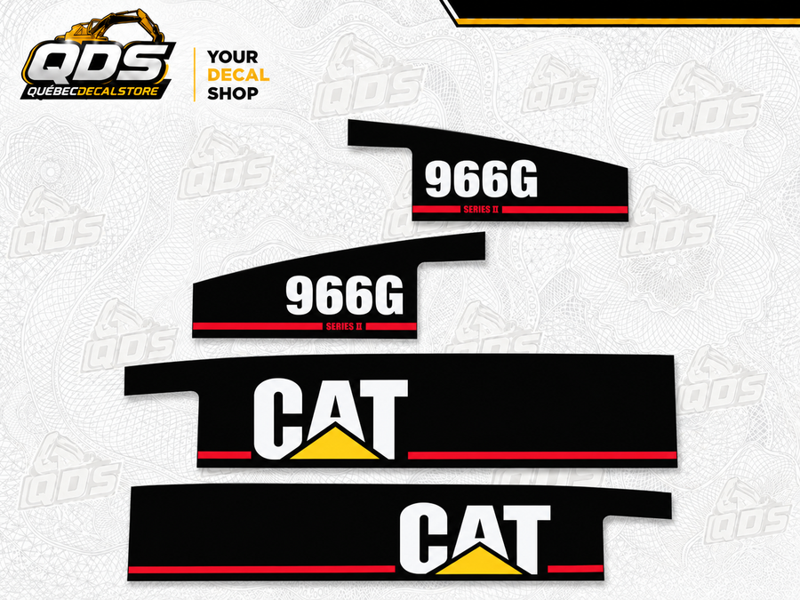 طقم ملصقات بديل للودر بعجلات Caterpillar 966G