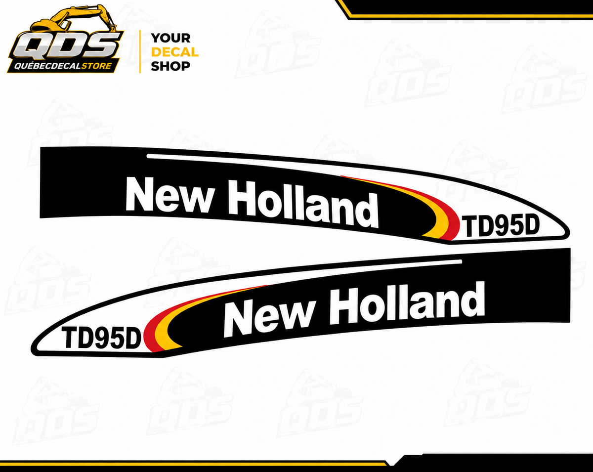 Комплект сменных наклеек для New Holland TD95D
