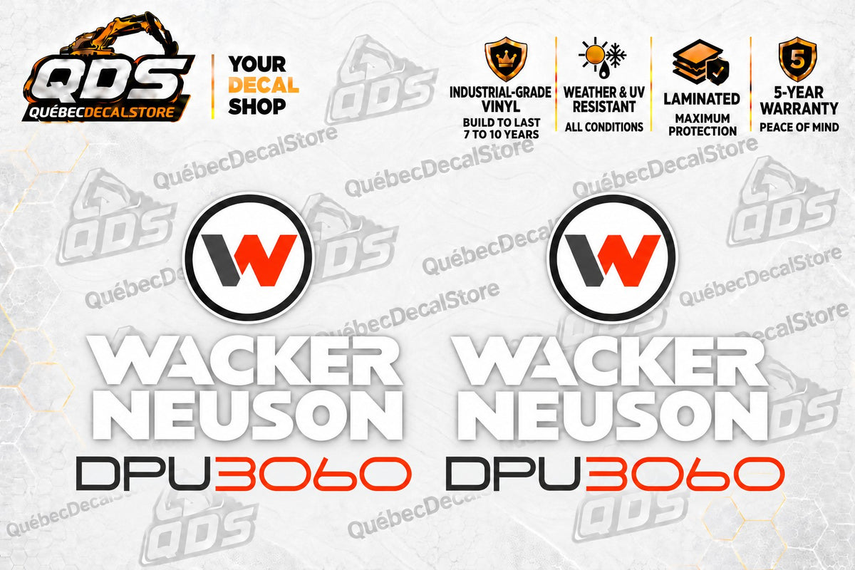 Kit adesivi per Wacker Neuson DPU3060