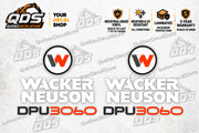 Kit adesivi per Wacker Neuson DPU3060