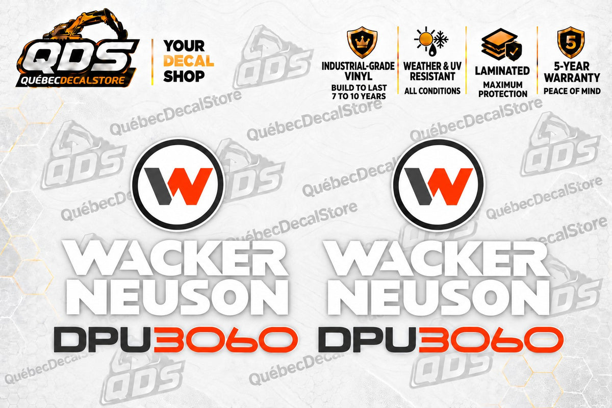 Kit adesivi per Wacker Neuson DPU3060